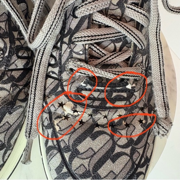 Jimmy Choo Monochrome Patterned Sneakers - Picture 14 of 15